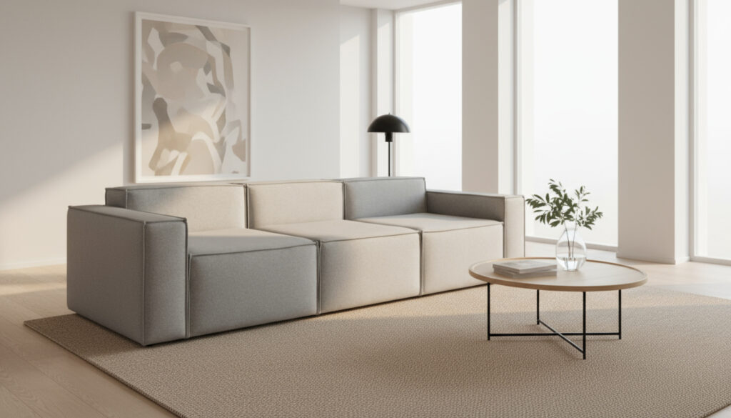 Blok Sofa Modular in living room