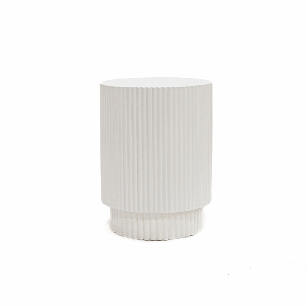 Keel Side Table Off-White