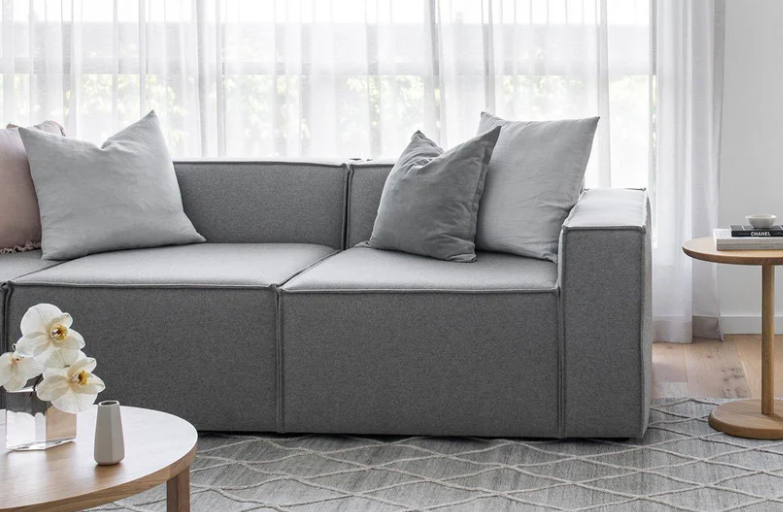 Grey Blok Sofa Modular