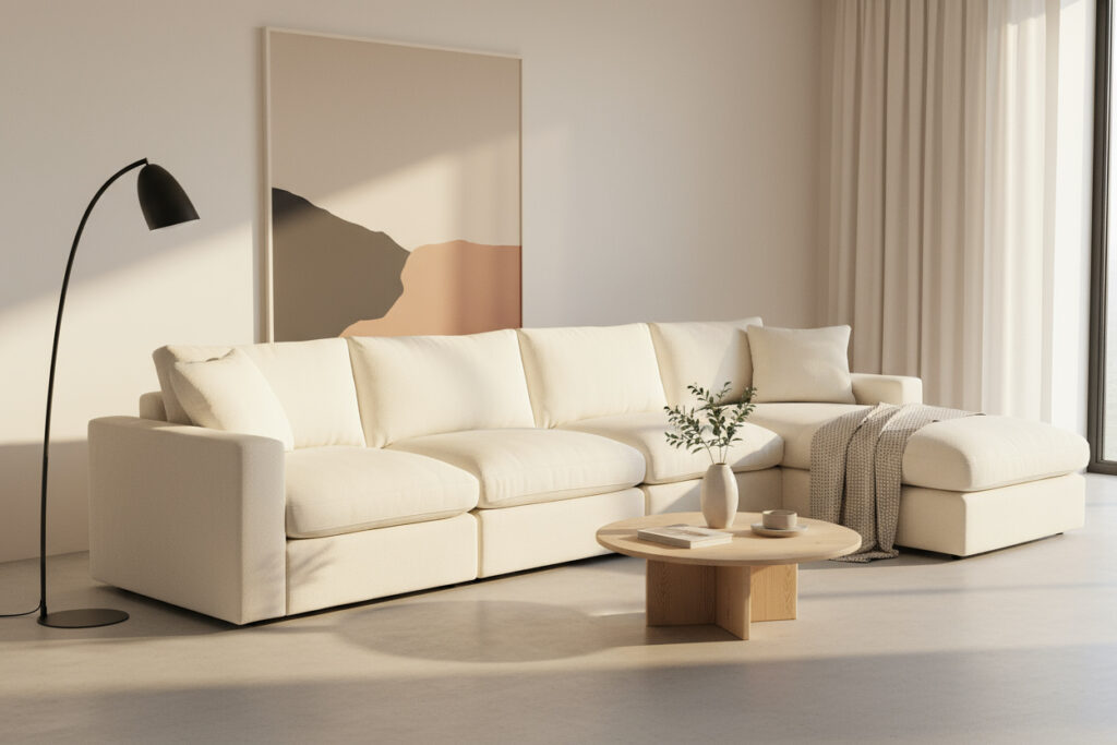 Cloud sofa in living room