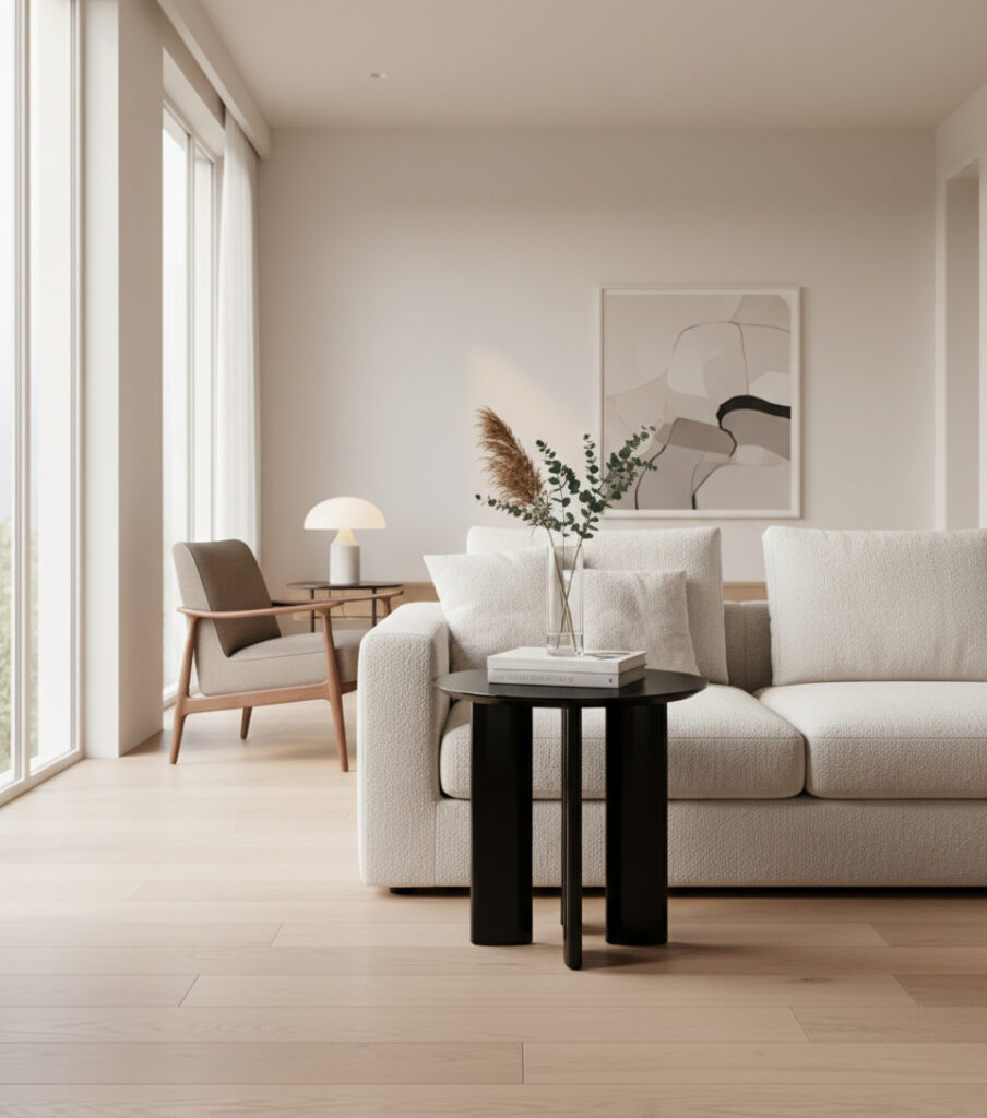 Peller Side Table in living room