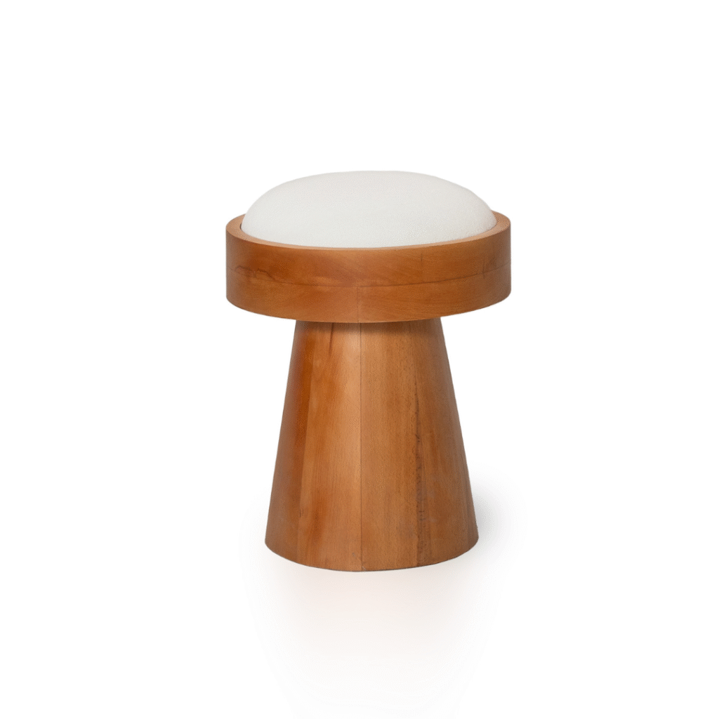 Monaco White Stool
